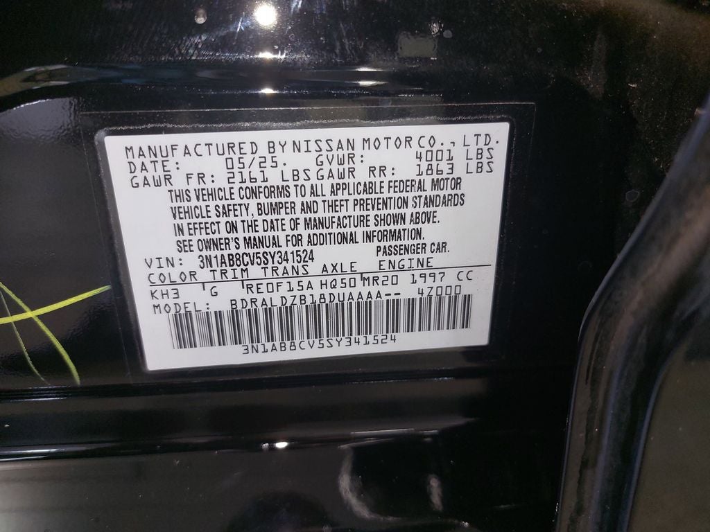2025 Nissan Sentra SV