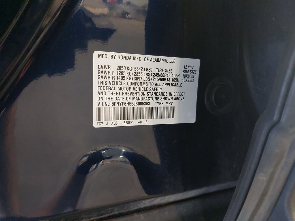 2018 Honda Pilot EX-L