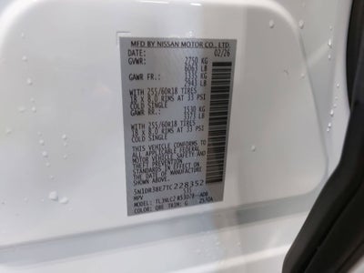 2026 Nissan Pathfinder SV