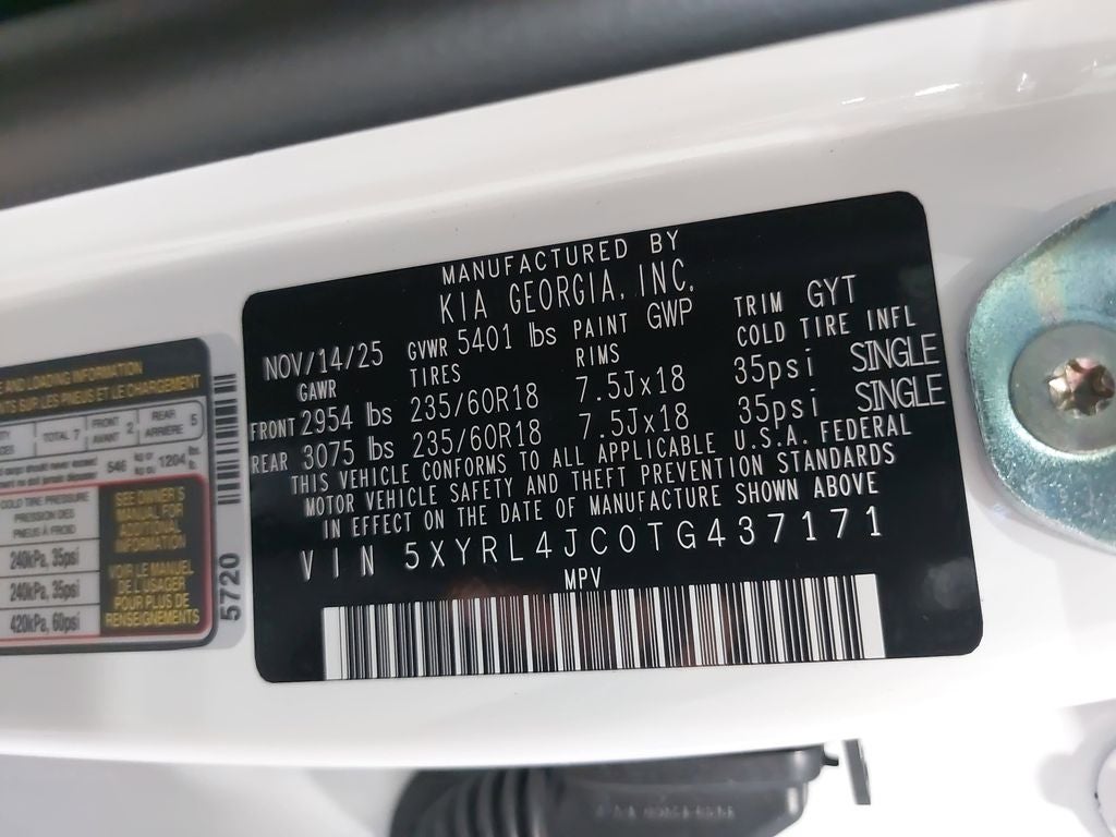 2026 Kia Sorento S