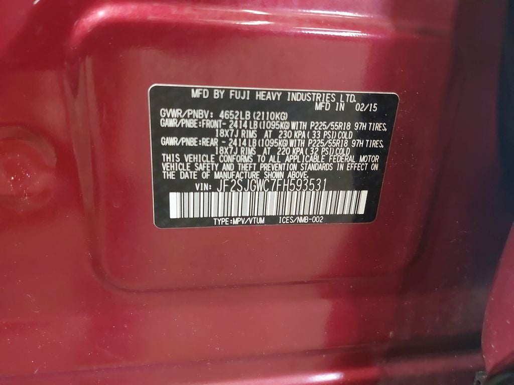 2015 Subaru Forester 2.0XT Touring