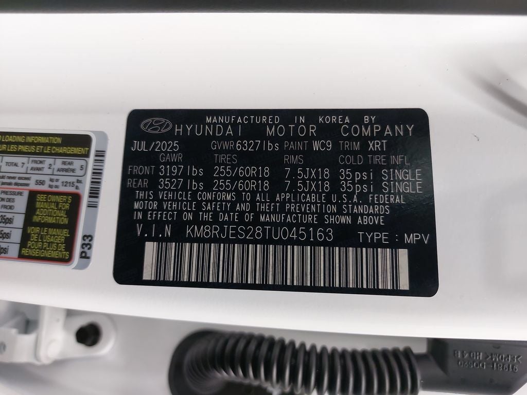 2026 Hyundai Palisade XRT Pro