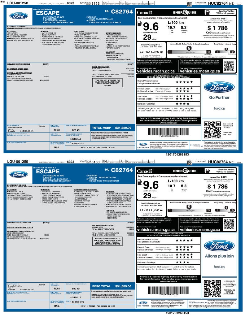 2017 Ford Escape SE