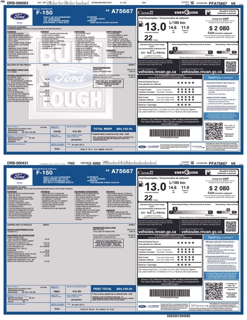 2023 Ford F-150 XLT Trailer Tow Package
