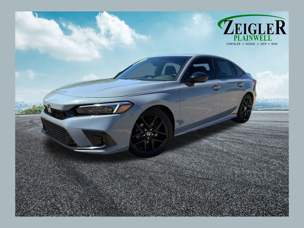 2023 Honda Civic Sport Radio: 180-Watt Audio System w/8 Speakers
