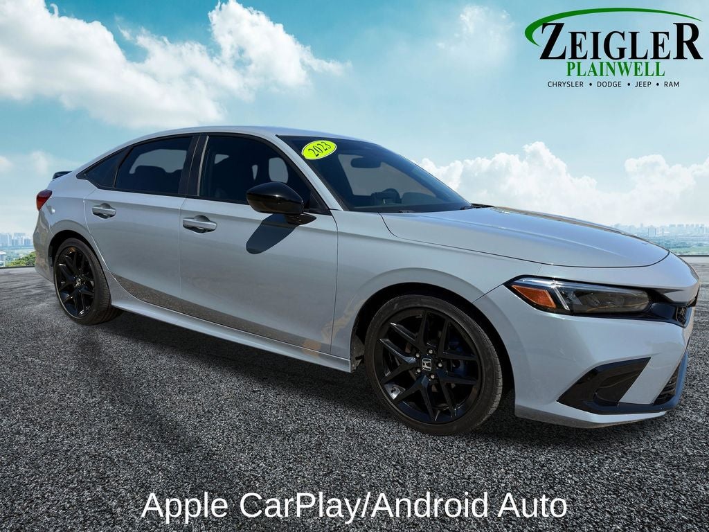 2023 Honda Civic Sport Radio: 180-Watt Audio System w/8 Speakers