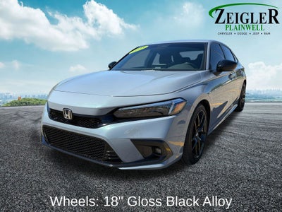 2023 Honda Civic Sport Radio: 180-Watt Audio System w/8 Speakers