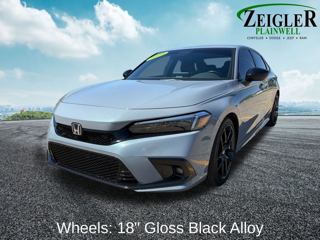 2023 Honda Civic Sport Radio: 180-Watt Audio System w/8 Speakers