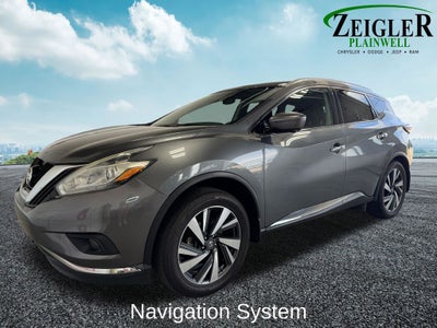 2016 Nissan Murano Platinum Panoramic Moonroof