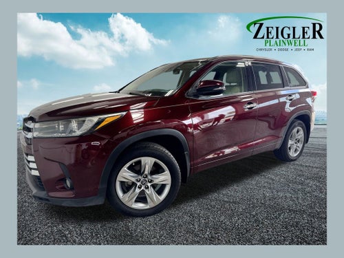 2018 Toyota Highlander Limited Navigation System