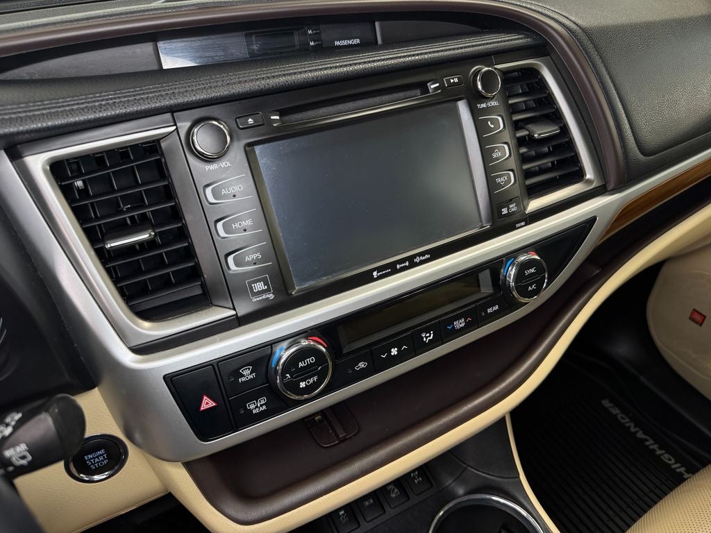 2018 Toyota Highlander Limited Navigation System