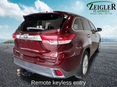 2018 Toyota Highlander Limited Navigation System