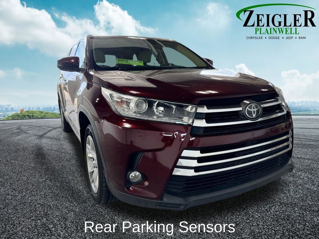 2018 Toyota Highlander Limited Navigation System