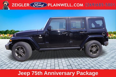 2016 Jeep Wrangler Unlimited Sahara 75TH ANNIVERSARY HEATED LEATHER HARD TOP V6 TOW