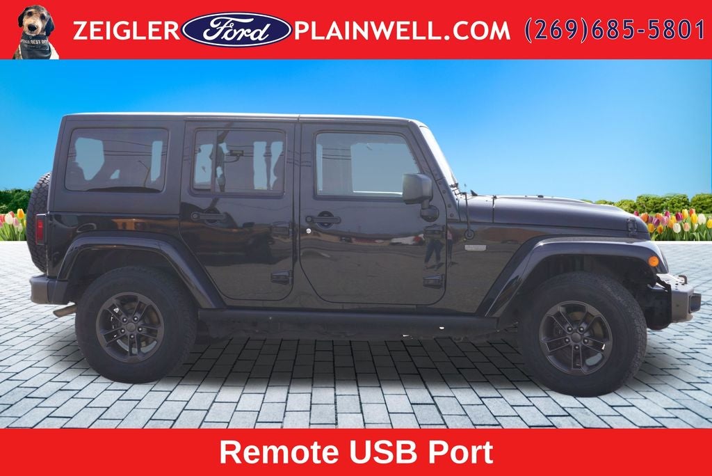 2016 Jeep Wrangler Unlimited Sahara 75TH ANNIVERSARY HEATED LEATHER HARD TOP V6 TOW