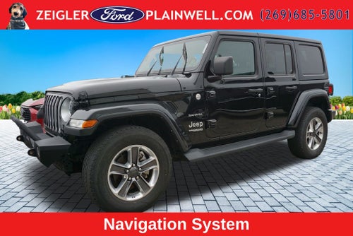 2022 Jeep Wrangler Unlimited Sahara Hard Top Leather Navigation Rear Camera