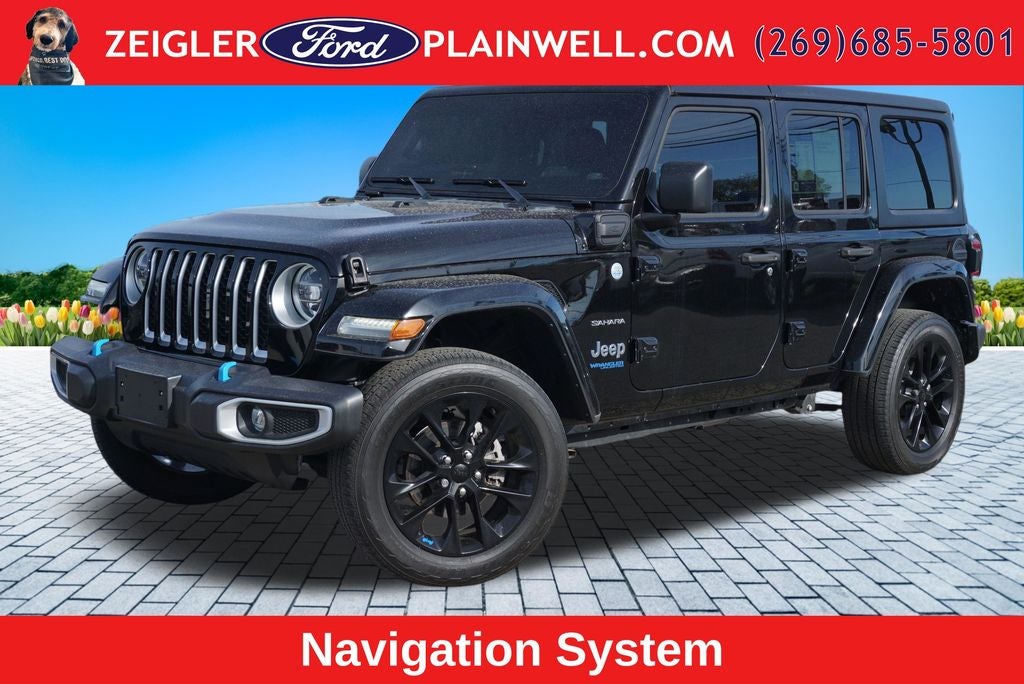 2022 Jeep Wrangler Unlimited Sahara 4xe Cold Weather Pkg 3 Piece Hard Top