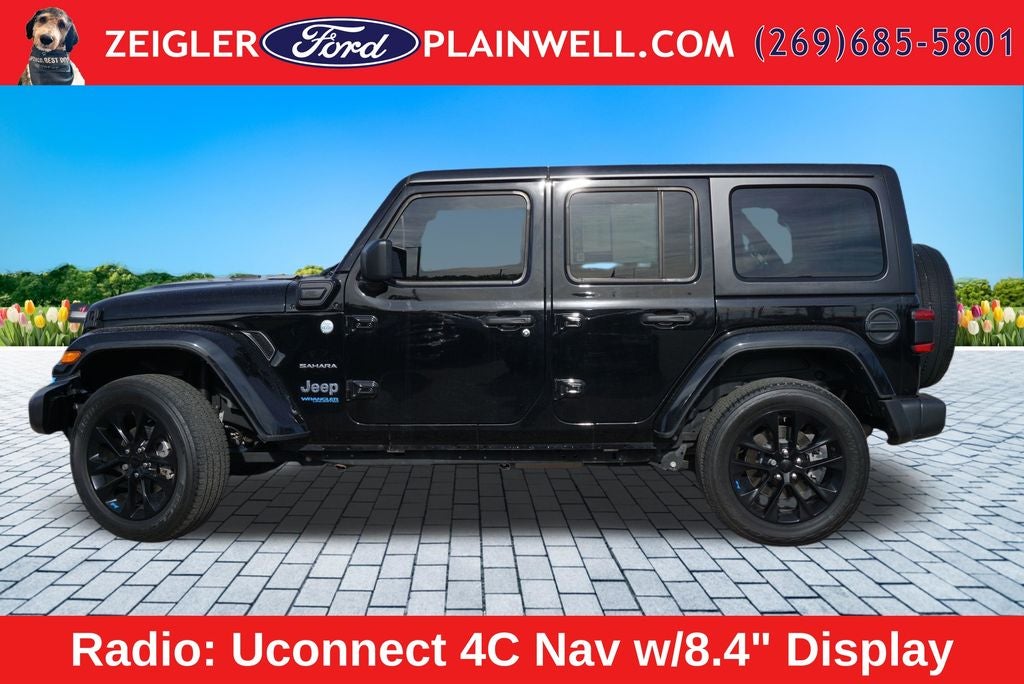 2022 Jeep Wrangler Unlimited Sahara 4xe Cold Weather Pkg 3 Piece Hard Top
