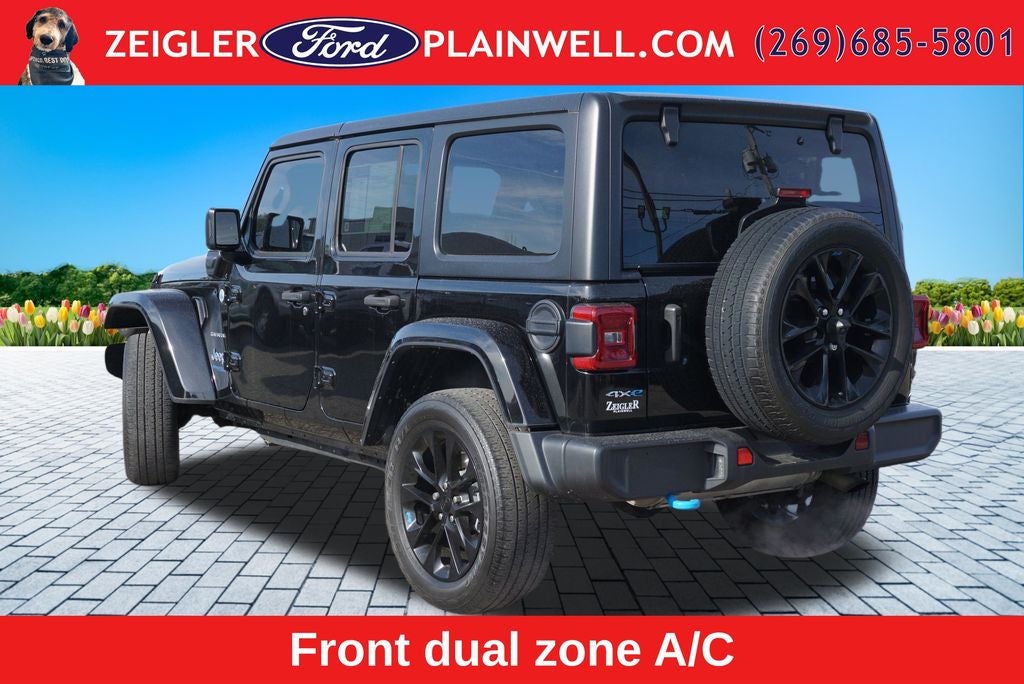 2022 Jeep Wrangler Unlimited Sahara 4xe Cold Weather Pkg 3 Piece Hard Top