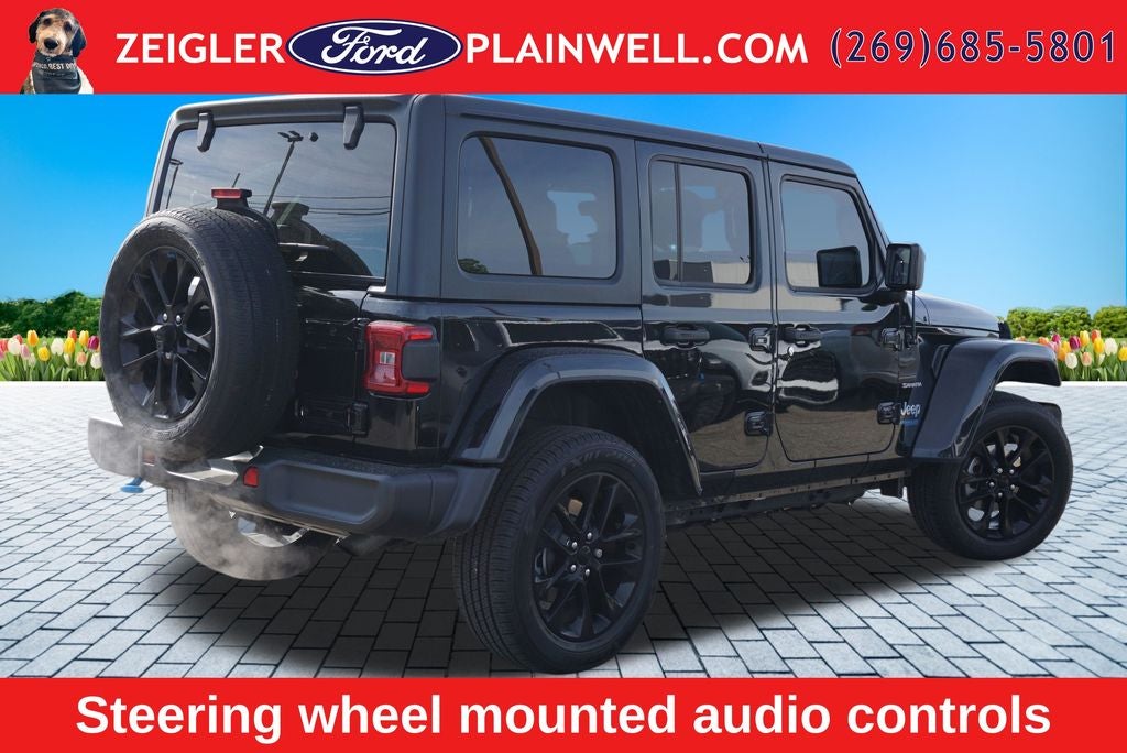 2022 Jeep Wrangler Unlimited Sahara 4xe Cold Weather Pkg 3 Piece Hard Top