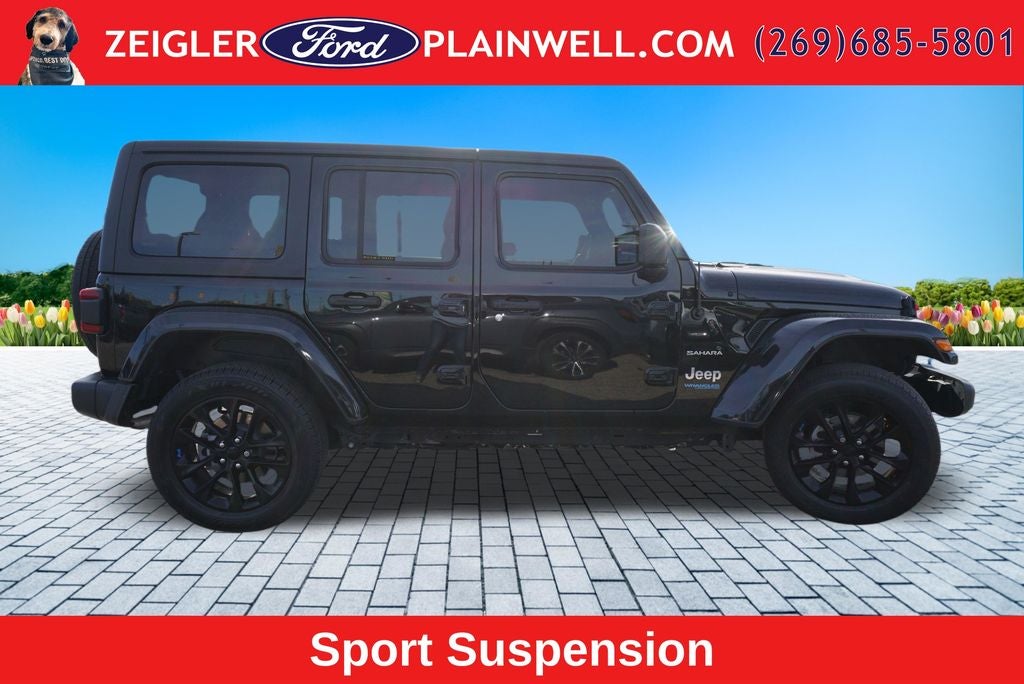 2022 Jeep Wrangler Unlimited Sahara 4xe Cold Weather Pkg 3 Piece Hard Top