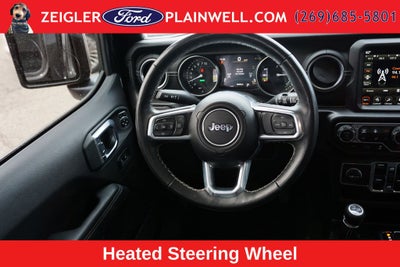 2023 Jeep Wrangler Sahara 4xe Hard Top Mckinley Heated Leather Navigation 20" Bl
