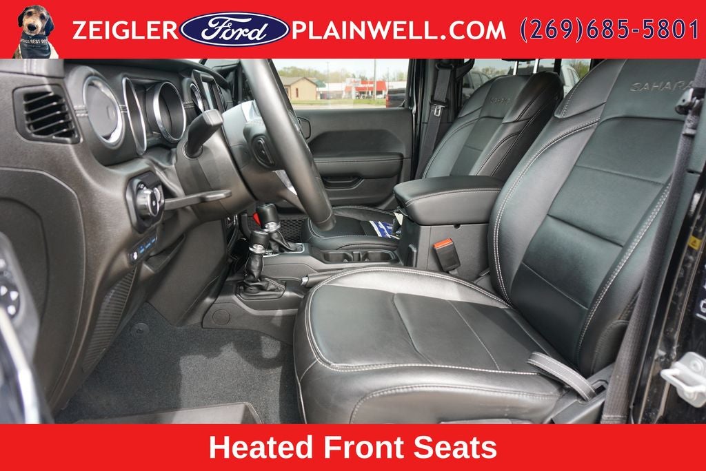 2023 Jeep Wrangler Sahara 4xe Hard Top Mckinley Heated Leather Navigation 20" Bl
