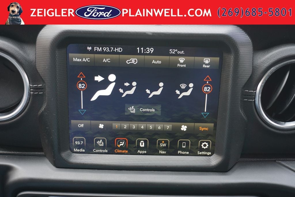 2023 Jeep Wrangler Sahara 4xe Hard Top Mckinley Heated Leather Navigation 20" Bl