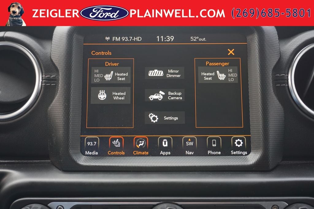2023 Jeep Wrangler Sahara 4xe Hard Top Mckinley Heated Leather Navigation 20" Bl
