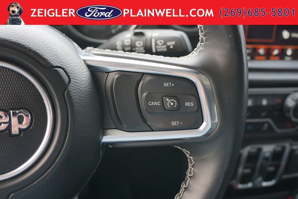 2023 Jeep Wrangler Sahara 4xe Hard Top Mckinley Heated Leather Navigation 20" Bl
