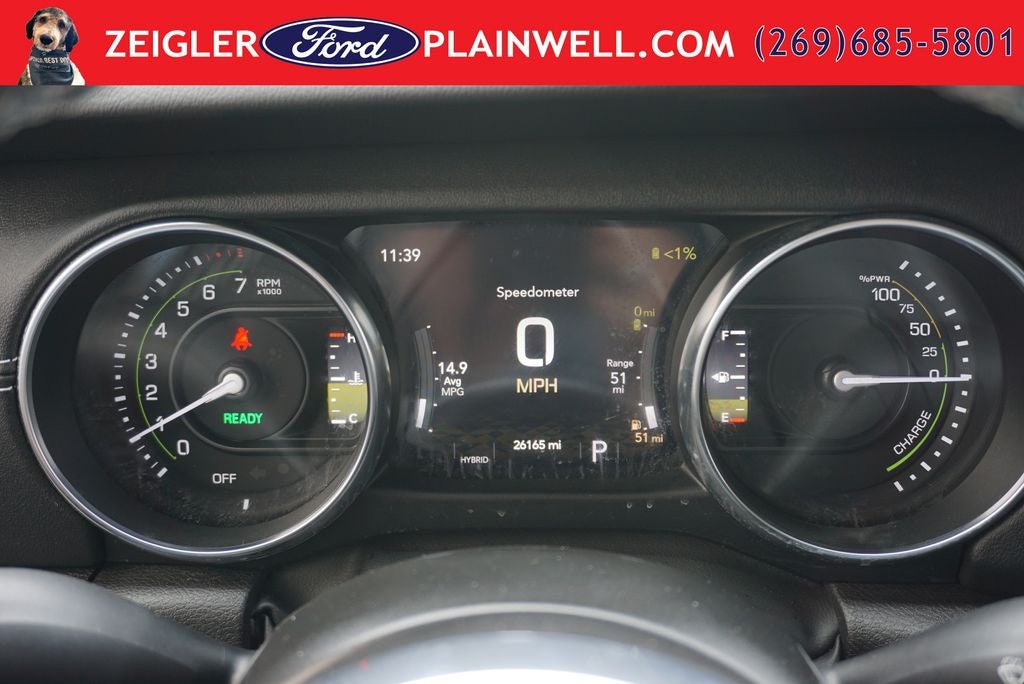 2023 Jeep Wrangler Sahara 4xe Hard Top Mckinley Heated Leather Navigation 20" Bl