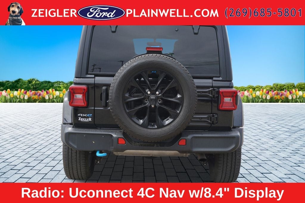 2023 Jeep Wrangler Sahara 4xe Hard Top Mckinley Heated Leather Navigation 20" Bl