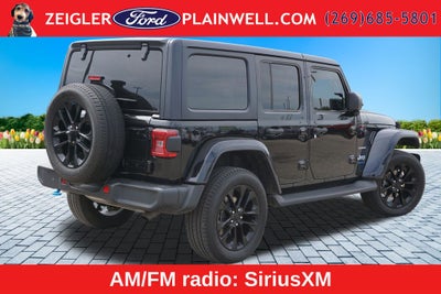 2023 Jeep Wrangler Sahara 4xe Hard Top Mckinley Heated Leather Navigation 20" Bl