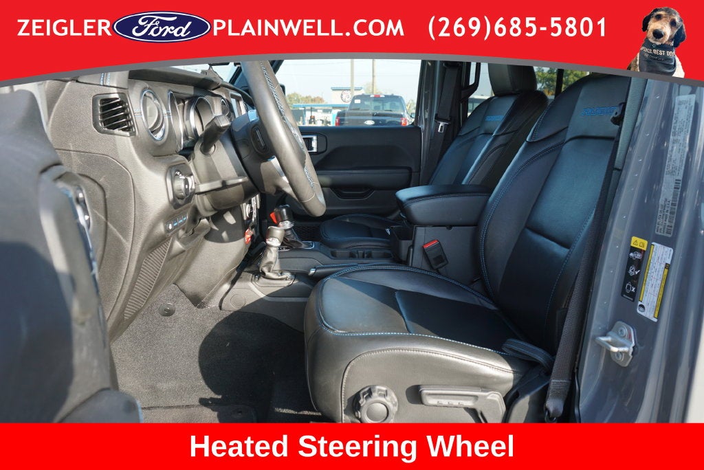 2023 Jeep Wrangler Rubicon 4xe NAV SKY 1 POWER TOP HEATED LEATHER