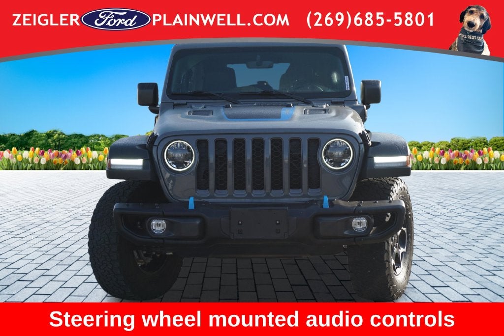 2023 Jeep Wrangler Rubicon 4xe NAV SKY 1 POWER TOP HEATED LEATHER