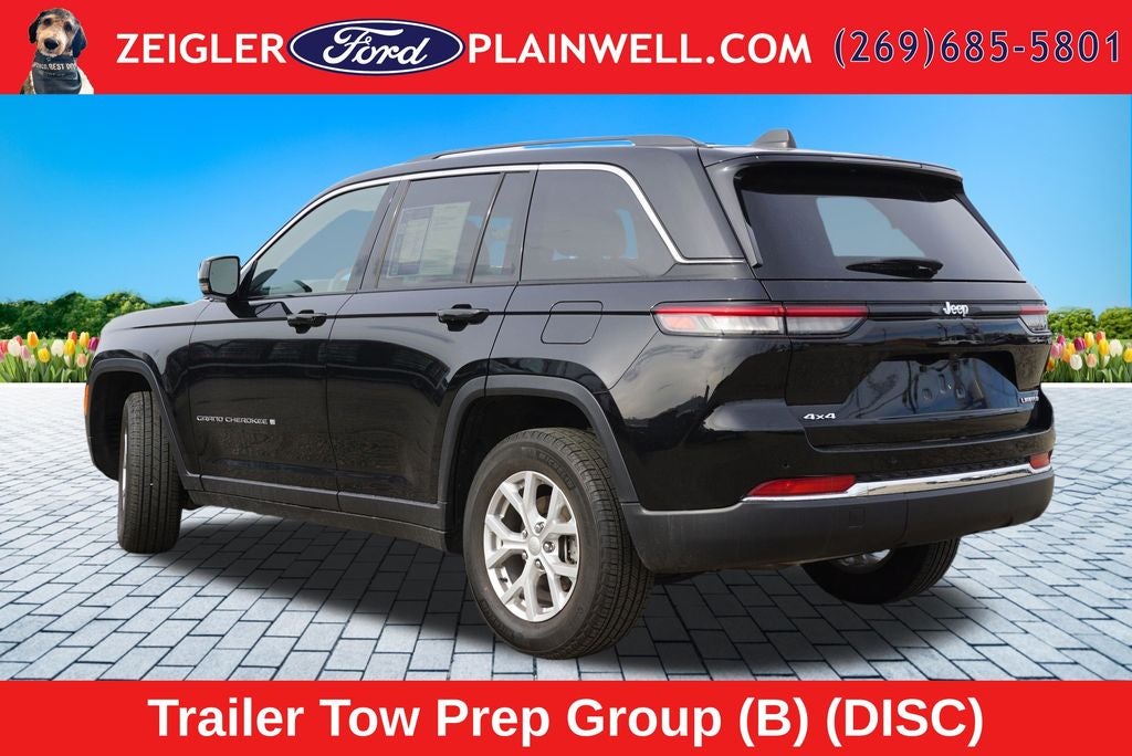 2023 Jeep Grand Cherokee Limited 4x4 Navigation Heated Leather & Steering Rear Came