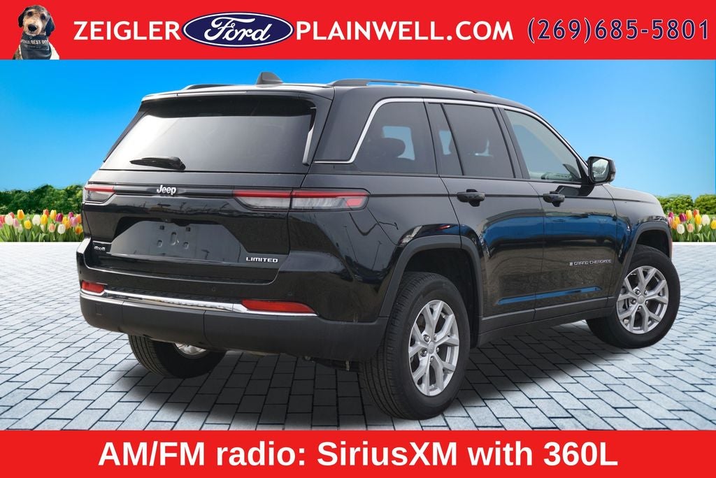 2023 Jeep Grand Cherokee Limited 4x4 Navigation Heated Leather & Steering Rear Came