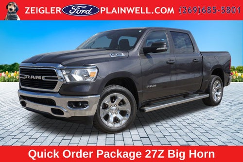 2021 RAM 1500 Big Horn/Lone Star CREW CAB 4x4 LEVEL 2 EQUIP GROUP 20" CHROME WHEELS