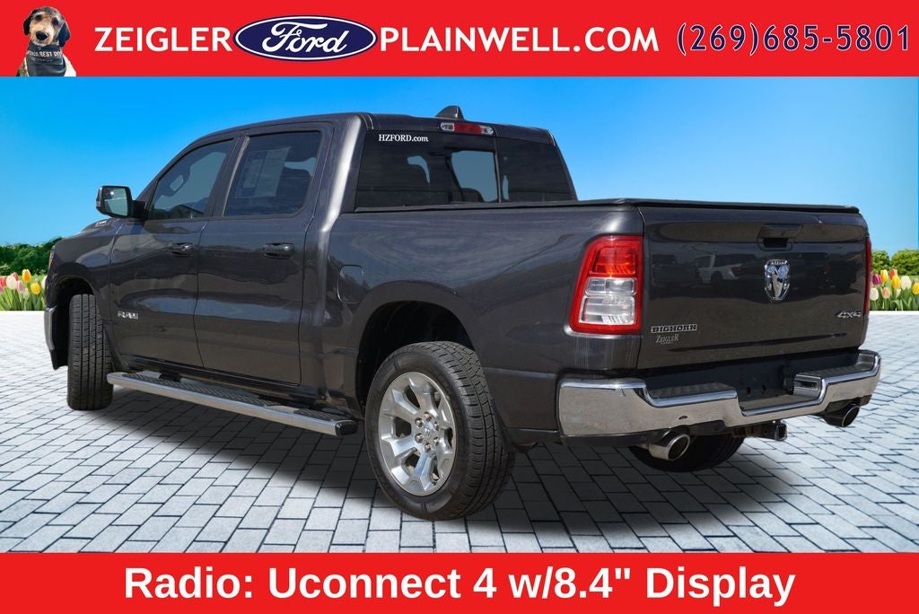 2021 RAM 1500 Big Horn/Lone Star CREW CAB 4x4 LEVEL 2 EQUIP GROUP 20" CHROME WHEELS