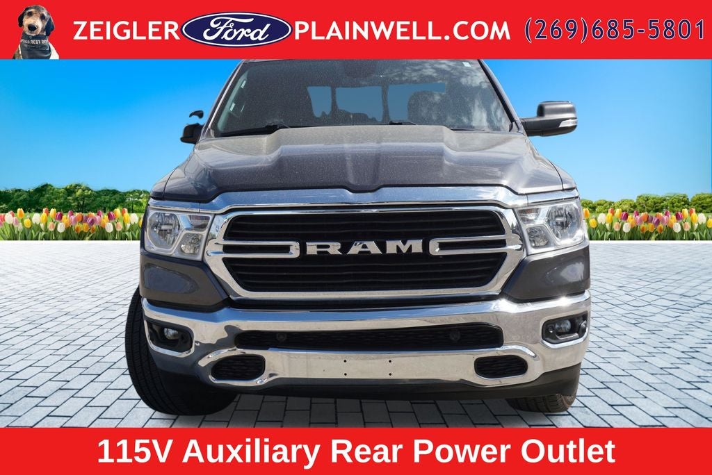 2021 RAM 1500 Big Horn/Lone Star CREW CAB 4x4 LEVEL 2 EQUIP GROUP 20" CHROME WHEELS