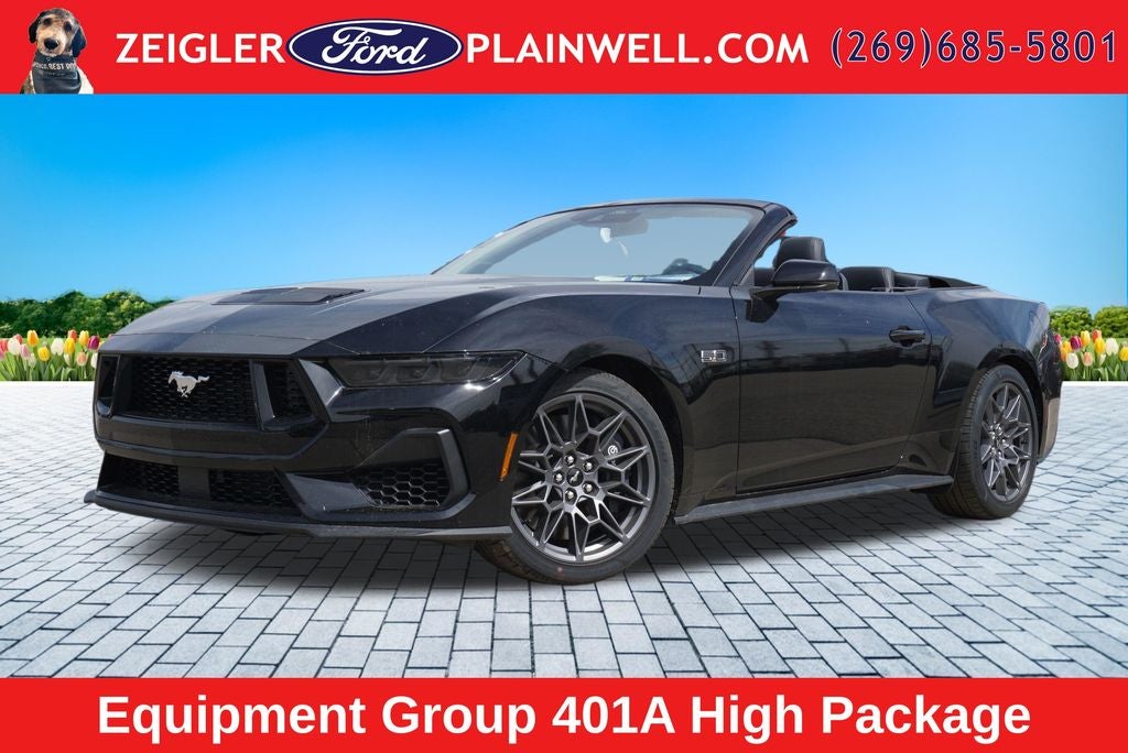 2025 Ford Mustang GT Premium CONVERTIBLE GT PERFORMANCE ACTIVE EXAUST MAGNARIDE