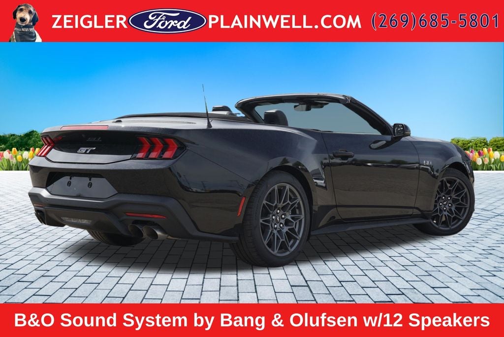 2025 Ford Mustang GT Premium CONVERTIBLE GT PERFORMANCE ACTIVE EXAUST MAGNARIDE
