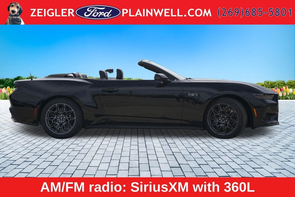 2025 Ford Mustang GT Premium CONVERTIBLE GT PERFORMANCE ACTIVE EXAUST MAGNARIDE