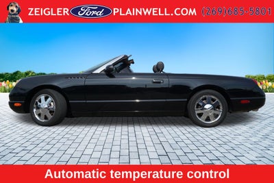 2002 Ford Thunderbird Base Convertible Hard and Soft Top Leather V8 Chrome Wh