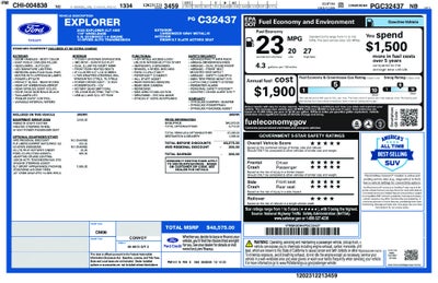 2023 Ford Explorer XLT 4x4 Sport Appearance Pkg Navigation Co Pilot 360