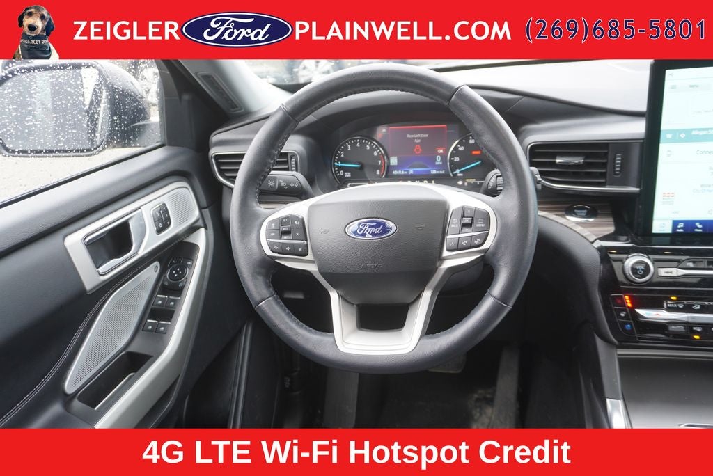 2023 Ford Explorer Limited AWD PANORAMIC ROOF HEATED LEATHER & STEERING REAR