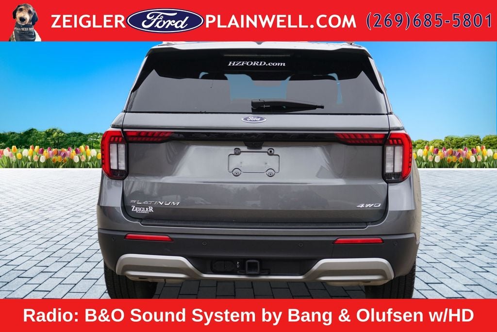 2025 Ford Explorer Platinum Lux Leather Pkg Panoramic Roof Co Pilot 360 21" Wh