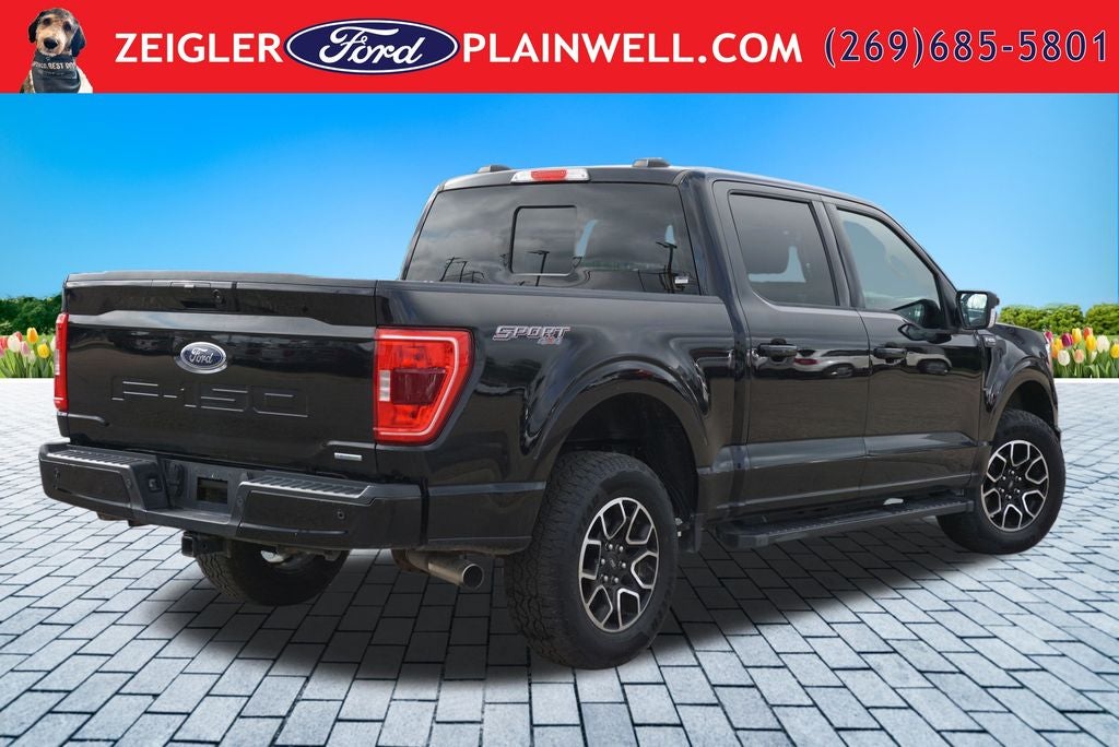 2023 Ford F-150 XLT 4x4 Black Sport Appearance Pkg Twin Panel Roof Tow