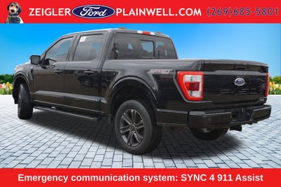 2023 Ford F-150 Lariat Sport Heated Cooled Leather Pano Roof Nav Trailer