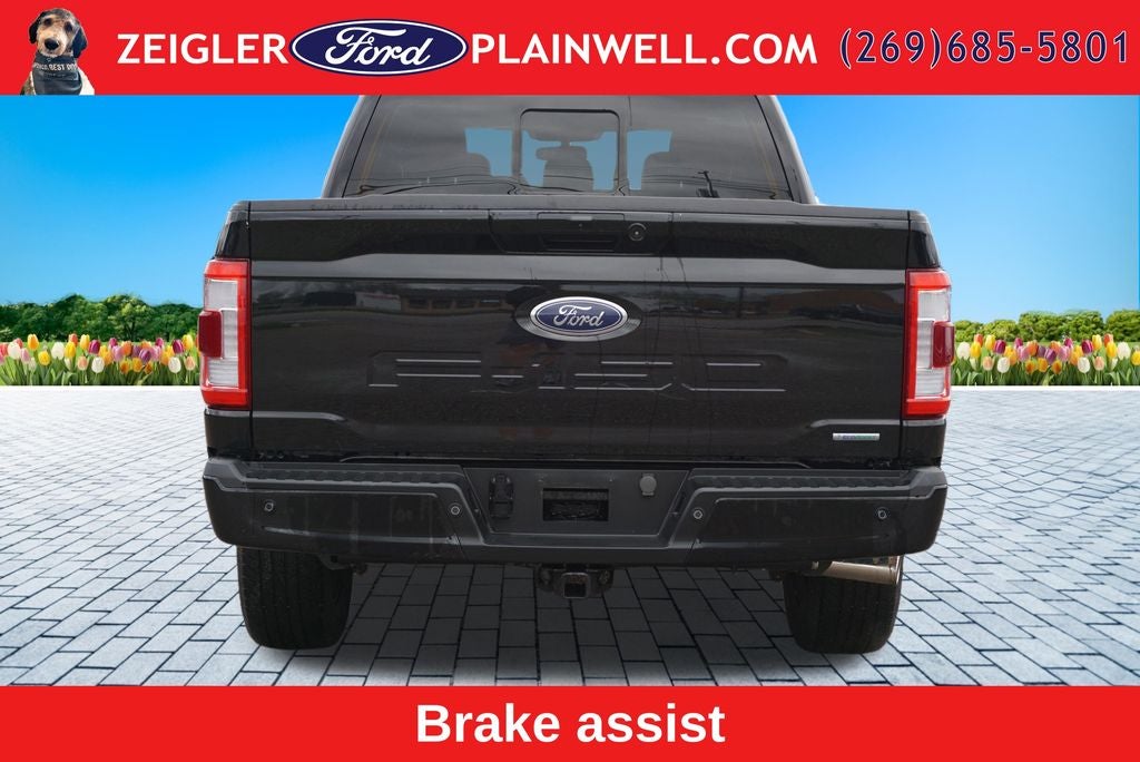 2023 Ford F-150 Lariat Sport Heated Cooled Leather Pano Roof Nav Trailer